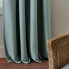 image:imageMartha Stewart Blackout Curtains 50 x 95 Set of 2  Light Blocking Window Curtain Panels for Bedroom Living Room  Sage GreenSage Green