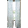 image:imageMartha Stewart Blue and White Curtains  LightFiltering Floral Curtain Panels for Living Room  50 x 84  Set of 2Blue White