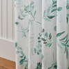 image:imageMartha Stewart Botanical Kitchen Curtains  36 Inch Sheer Cafe Tier Curtains with Valance Set  3 Piece White Green MaddisonWhiteGreen