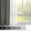 image:imageMartha Stewart Botanical Kitchen Curtains  36 Inch Sheer Cafe Tier Curtains with Valance Set  3 Piece White Green MaddisonWhiteGreen