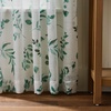 image:imageMartha Stewart Botanical Kitchen Curtains  36 Inch Sheer Cafe Tier Curtains with Valance Set  3 Piece White Green MaddisonWhiteGreen