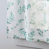 image:imageMartha Stewart Botanical Kitchen Curtains  36 Inch Sheer Cafe Tier Curtains with Valance Set  3 Piece White Green MaddisonWhiteGreen