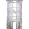 image:imageMartha Stewart Botanical Sheer Window Curtains  50 x 95 Set of 2 Rod Pocket Curtain Panels for Living Room White Grey Central ParkMulti Grey