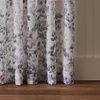 image:imageMartha Stewart Botanical Sheer Window Curtains  50 x 95 Set of 2 Rod Pocket Curtain Panels for Living Room White Grey Central ParkMulti Grey