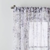 image:imageMartha Stewart Botanical Sheer Window Curtains  50 x 95 Set of 2 Rod Pocket Curtain Panels for Living Room White Grey Central ParkMulti Grey