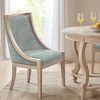 image:imageMartha Stewart Farmhouse Dining Room Chair Recessed Arm Chair For Bedrooms Nailhead Trim Solid Wood Legs Upholstered Reading Accent Chairs For Living Room Kitchen Decor  Soft Green ElmcrestSoft Green
