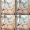 image:imageMartha Stewart Farmhouse Dining Room Chair Recessed Arm Chair For Bedrooms Nailhead Trim Solid Wood Legs Upholstered Reading Accent Chairs For Living Room Kitchen Decor  Soft Green ElmcrestLight Blue