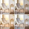 image:imageMartha Stewart Farmhouse Dining Room Chair Recessed Arm Chair For Bedrooms Nailhead Trim Solid Wood Legs Upholstered Reading Accent Chairs For Living Room Kitchen Decor  Soft Green ElmcrestBeige Stripe