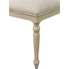 image:imageMartha Stewart Fiona Classic Upholstered Accent Dining Chairs Set of 2 Padded Seat CushionBack Solid Wood Frame and Turned Legs Simple Distressed Rustic Farmhouse Kitchen Furniture  Light Grey
