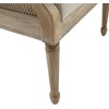 image:imageMartha Stewart Isla Accent Chairs for Living Room with Solid Wood Frame Cane Webbed Swoop Track Arms Turned Legs Farmhouse Coastal Cottage Deep Seating Lounge  Reclaimed Wood NaturalReclaimed Wood Natural