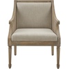 image:imageMartha Stewart Isla Accent Chairs for Living Room with Solid Wood Frame Cane Webbed Swoop Track Arms Turned Legs Farmhouse Coastal Cottage Deep Seating Lounge  Reclaimed Wood NaturalReclaimed Wood Natural