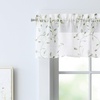 image:imageMartha Stewart Kitchen Curtains  36 Inch Sheer Embroidered Vine Cafe Tier Curtains with Valance Set  3 Piece White Green DurhamWhiteGreen