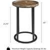 image:imageMartha Stewart Lia End Table Living Room Decor Tempered Glass Mirror Top Metal Base Accent Farmhouse Occasional Furniture 18 Wide Antique BronzeIrisa