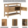 image:imageMartha Stewart Naomi Console Table with Storage Cabinet for Living Room Storage Cabinet Lily Pond Collection Cottage Design Console Sofa Table for Hallway Charming Coastal Furniture 4775 W Honey
