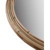 image:imageMartha Stewart Natural Rattan Round Wall Mirror for Wall Handwoven Frame Circle Wall Mirror Vanity Livingroom Entryway Bedroom Easy Hanging WallMounted Mirror  Natural Luna