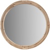 image:imageMartha Stewart Natural Rattan Round Wall Mirror for Wall Handwoven Frame Circle Wall Mirror Vanity Livingroom Entryway Bedroom Easy Hanging WallMounted Mirror  Natural Luna