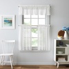 image:imageMartha Stewart White Lace Sheer Curtains  50 x 84 Set of 2 Rod Pocket Window Curtain Panels for Living Room CanterburyWhite