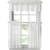 image:imageMartha Stewart White Lace Sheer Curtains  50 x 84 Set of 2 Rod Pocket Window Curtain Panels for Living Room CanterburyWhite