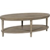image:imageMartha Stewart Ayanna Round Coffee Table for Living Room Bedford Collection Farmhouse Coffee Table with Shelving for Storage Modern Farmhouse Living Room Table 48 Wide Reclaimed Greige
