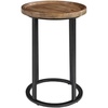 image:imageMartha Stewart Lia End Table Living Room Decor Tempered Glass Mirror Top Metal Base Accent Farmhouse Occasional Furniture 18 Wide Antique BronzeIrisa