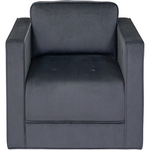 image:imageMartha Stewart Modern Button Tufted Velvet Swivel Chairs for Living Room 360 Degree Metal Base Stand Pipped Upholstered Bedroom Swivel Accent Chair Fully Assembled Chair  Gray Madrid