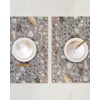 image:imageChilewich Seashell Placemats Set of 4  Woven Dining Table Mats  Reusable StainResistant IndoorOutdoor Tabletop Protection  14 x 19