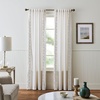 image:imageMartha Stewart White Curtains  Sage Green Embroidered Leaf  LightFiltering Curtain Panels for Living Room  50 x 95  Set of 2WhiteBeige Leaf