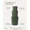 image:imageMartha Stewart x Hachiman Bucket  Extra Large  OliveNavy