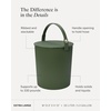 image:imageMartha Stewart x Hachiman Bucket  Extra Large  OliveTurquoise  Purple