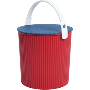 image:imageMartha Stewart x Hachiman Bucket  Extra Large  OliveRed  Blue  White