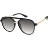 image:imageMartha Stewart Geometric Aviator SoftTeardrop Plastic Frame with a Sculpted Brow Bar Slim Metal Bridge