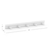 image:imageMartha Stewart Crafting Kids Peg Bar  Linen White WallMounted Wooden Peg Bar with 5 Sturdy Pegs  Perfect for Hanging Kids Aprons Art Smocks and HatsLinen White