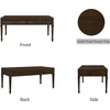 image:imageMartha Stewart Kena Coffee Lily Pond Collection Coastal Storage Fluted Drawers Solid Wood Legs Cottage Inspired Living Room Table 44 Wide Brown44