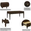 image:imageMartha Stewart Kena Coffee Lily Pond Collection Coastal Storage Fluted Drawers Solid Wood Legs Cottage Inspired Living Room Table 44 Wide Brown44