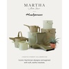 image:imageMartha by Martha Stewart Hachiman Watering Can Set of with Widened Spout  Includes Small and Large Plant Watering Can for Indoor and Outdoor Plants HandsFree Filling OliveOlive