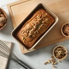 image:imageMartha Stewart Gallen 9 Inch Nonstick Carbon Steel Loaf Pan  Champagne Durable Bakeware for Even Baking and Easy ReleaseChampagne