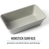 image:imageMartha Stewart Gallen 9 Inch Nonstick Carbon Steel Loaf Pan  Champagne Durable Bakeware for Even Baking and Easy ReleaseCool Gray