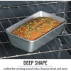 image:imageMartha Stewart Gallen 9 Inch Nonstick Carbon Steel Loaf Pan  Champagne Durable Bakeware for Even Baking and Easy ReleaseSilver
