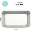 image:imageMartha Stewart Gallen 9 Inch Nonstick Carbon Steel Loaf Pan  Champagne Durable Bakeware for Even Baking and Easy ReleaseSilver