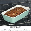 image:imageMartha Stewart Gallen 9 Inch Nonstick Carbon Steel Loaf Pan  Champagne Durable Bakeware for Even Baking and Easy ReleaseTeal