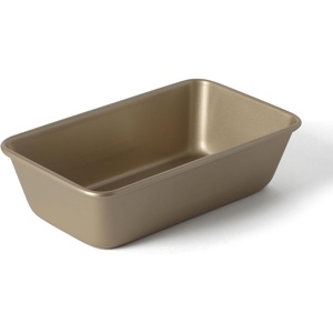 image:imageMartha Stewart Gallen 9 Inch Nonstick Carbon Steel Loaf Pan  Champagne Durable Bakeware for Even Baking and Easy ReleaseChampagne