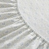 image:imageMartha Stewart  Full Sheet Set with Fitted Sheet amp Pillowcases Cotton Percale Bedding with a Smooth Feel Deep Pocket Gingham BrownCosta Blue