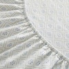 image:imageMartha Stewart  Full Sheet Set with Fitted Sheet amp Pillowcases Cotton Percale Bedding with a Smooth Feel Deep Pocket Gingham BrownCosta Blue