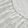 image:imageMartha Stewart  Full Sheet Set with Fitted Sheet amp Pillowcases Cotton Percale Bedding with a Smooth Feel Deep Pocket Gingham BrownDitsy Vine Green