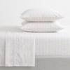 image:imageMartha Stewart  Full Sheet Set with Fitted Sheet amp Pillowcases Cotton Percale Bedding with a Smooth Feel Deep Pocket Gingham BrownDitsy Vine Pink