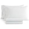 image:imageMartha Stewart  Full Sheet Set with Fitted Sheet amp Pillowcases Cotton Percale Bedding with a Smooth Feel Deep Pocket Gingham BrownDottie Stripe Green