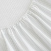 image:imageMartha Stewart  Full Sheet Set with Fitted Sheet amp Pillowcases Cotton Percale Bedding with a Smooth Feel Deep Pocket Gingham BrownDottie Stripe Green