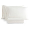 image:imageMartha Stewart  Full Sheet Set with Fitted Sheet amp Pillowcases Cotton Percale Bedding with a Smooth Feel Deep Pocket Gingham BrownDottie Stripe Yellow