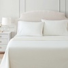 image:imageMartha Stewart  Full Sheet Set with Fitted Sheet amp Pillowcases Cotton Percale Bedding with a Smooth Feel Deep Pocket Gingham BrownDottie Stripe Yellow