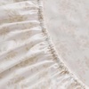 image:imageMartha Stewart  Full Sheet Set with Fitted Sheet amp Pillowcases Cotton Percale Bedding with a Smooth Feel Deep Pocket Gingham BrownFloral White